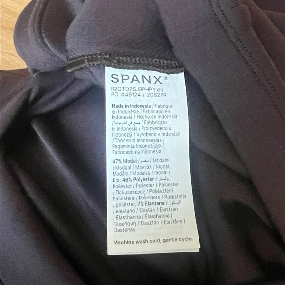 SPANX chocolate brown air essentials cardigan sz s - Picture 3 of 3